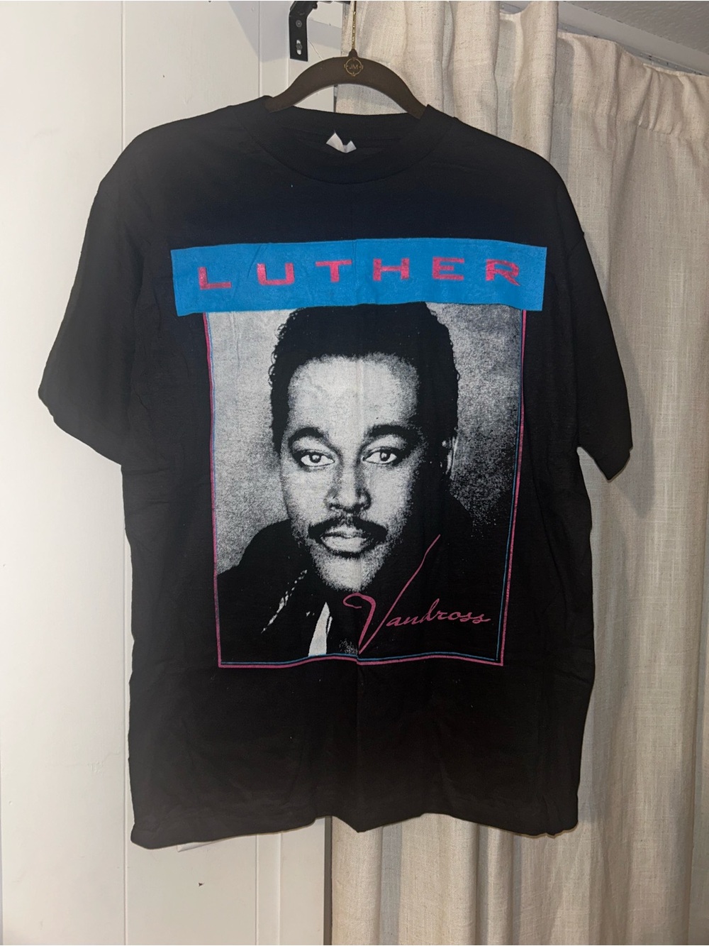 Single stitch Luther vandross tshirt